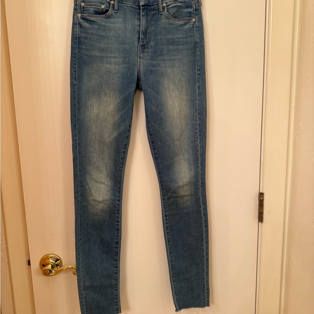 MOTHER Light Blue Skinny Jeans